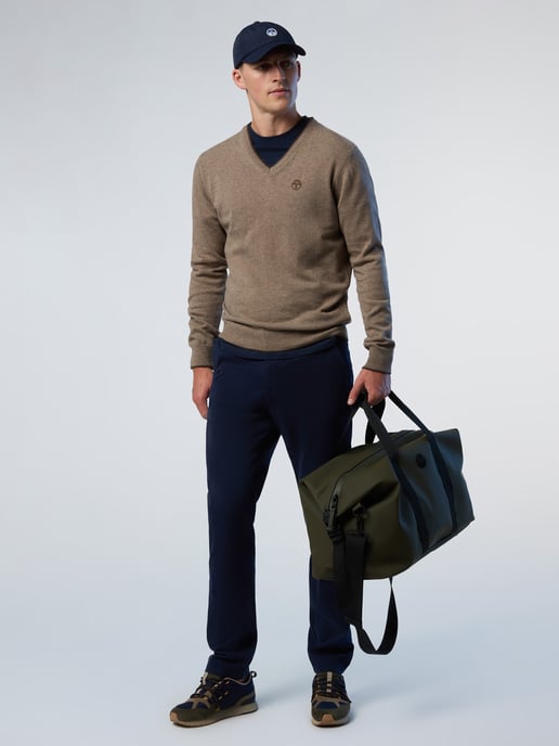 North Sails Pullover V-Ausschnitt mit gesticktem Logo - Image 5