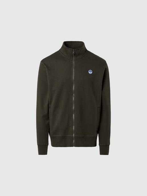North Sails Sweatshirt Durchgehender Reißverschluss mit Logo-Patch - Image 3