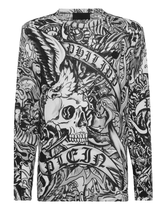 Rundhalspullover Tattoo - Image 1