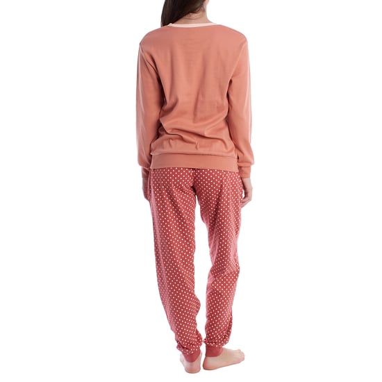 Langärmeliger Schlafanzug aus Baumwolle für Frauen KLP1 - Image 4