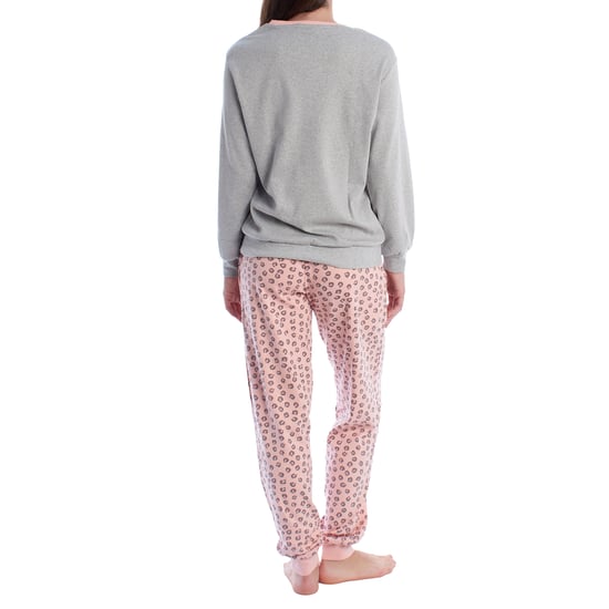 Langärmeliger Schlafanzug aus Baumwolle für Frauen KLP1 - Image 4