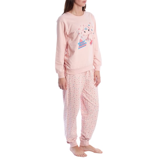 Damen Winter Plüsch Baumwolle Pyjamas KLP2 - Image 3
