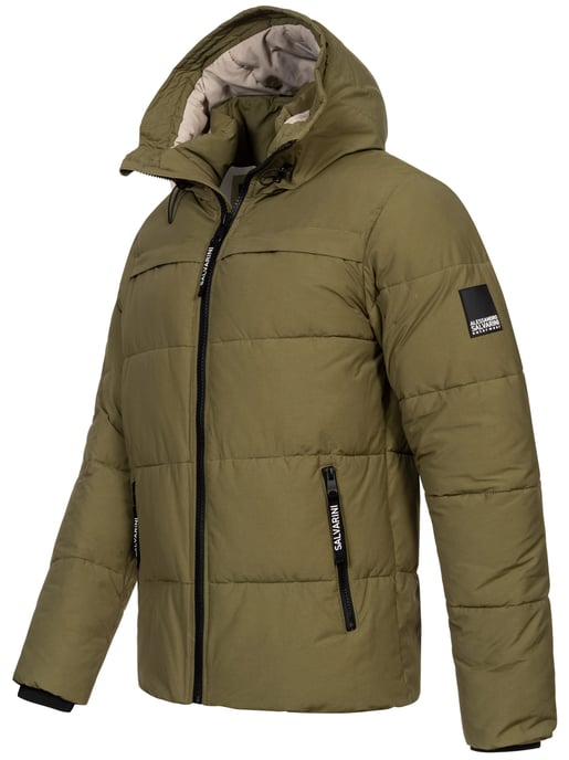 Alessandro Salvarini Herren Winter Steppjacke AS-334 mit gefütterter Kapuze - Image 4
