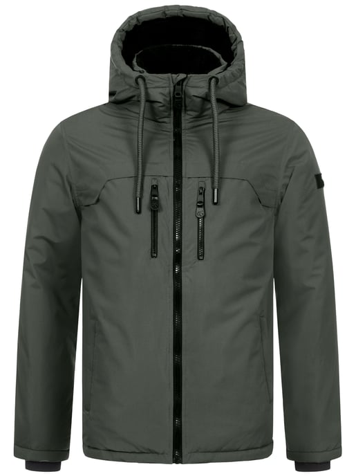 Alessandro Salvarini Herren Winterjacke AS-332 mit Teddyfell & Kapuze - Image 2