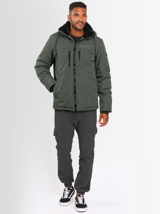 Alessandro Salvarini Herren Winterjacke AS-332 mit Teddyfell & Kapuze - Image 6