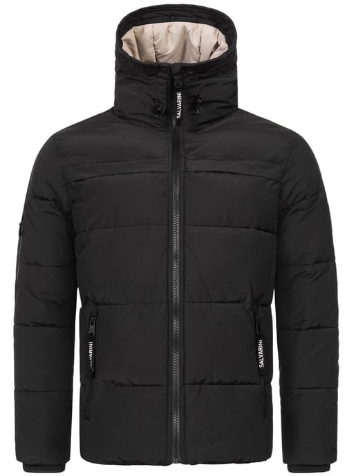 Alessandro Salvarini Herren Winter Steppjacke AS-334 mit gefütterter Kapuze - Image 2