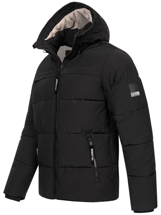 Alessandro Salvarini Herren Winter Steppjacke AS-334 mit gefütterter Kapuze - Image 3