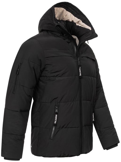 Alessandro Salvarini Herren Winter Steppjacke AS-334 mit gefütterter Kapuze - Image 4