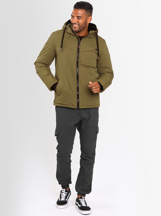 Alessandro Salvarini Herren Winterjacke AS-331 mit Teddyfell & Kapuze - Image 5