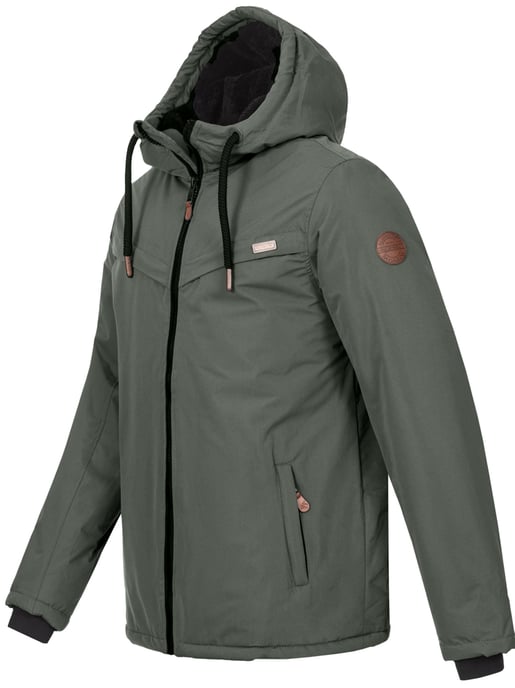 Alessandro Salvarini Herren Winterjacke AS-331 mit Teddyfell & Kapuze - Image 3
