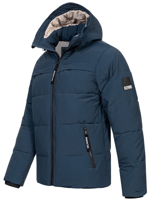 Alessandro Salvarini Herren Winter Steppjacke AS-334 mit gefütterter Kapuze - Image 3