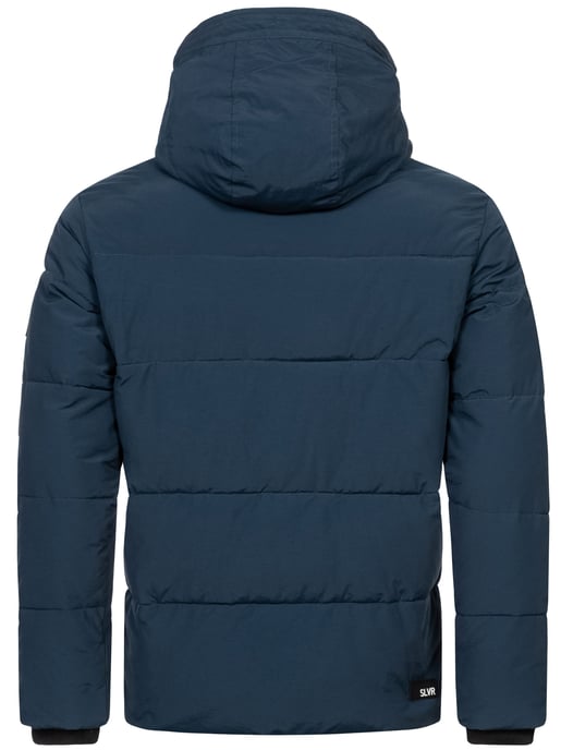 Alessandro Salvarini Herren Winter Steppjacke AS-334 mit gefütterter Kapuze - Image 5