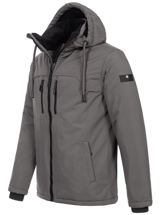 Alessandro Salvarini Herren Winterjacke AS-332 mit Teddyfell & Kapuze - Image 3