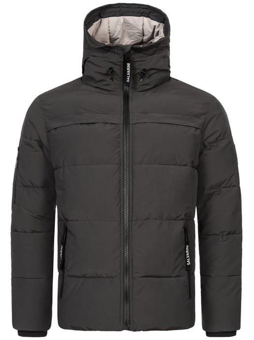 Alessandro Salvarini Herren Winter Steppjacke AS-334 mit gefütterter Kapuze - Image 2