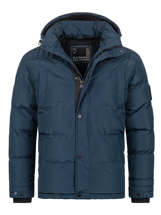 Alessandro Salvarini Herren Winterjacke AS-326 mit Teddyfell & abnehmbarer Kapuze - Image 2