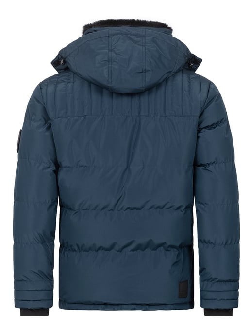 Alessandro Salvarini Herren Winterjacke AS-326 mit Teddyfell & abnehmbarer Kapuze - Image 5