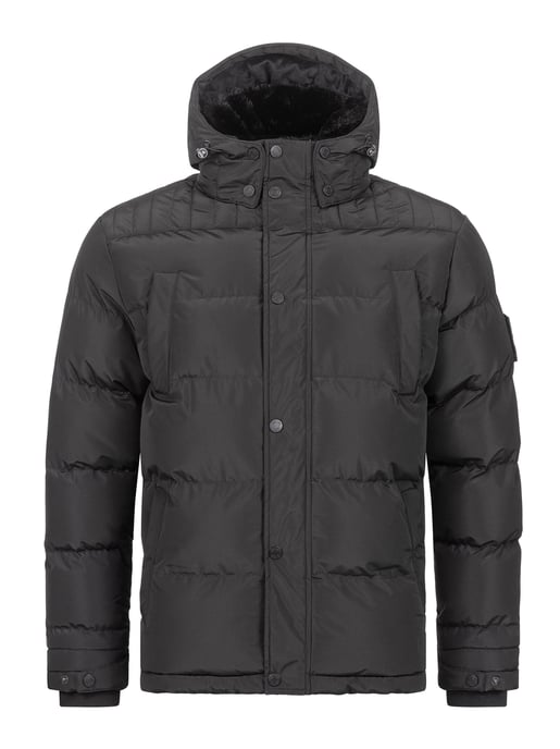Alessandro Salvarini Herren Winterjacke AS-326 mit Teddyfell & abnehmbarer Kapuze - Image 3