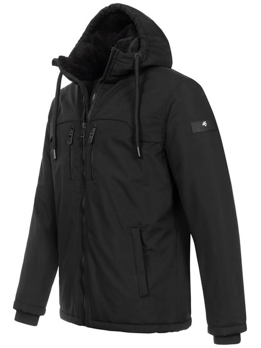 Alessandro Salvarini Herren Winterjacke AS-332 mit Teddyfell & Kapuze - Image 3