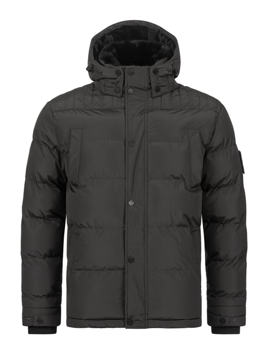 Alessandro Salvarini Herren Winterjacke AS-326 mit Teddyfell & abnehmbarer Kapuze - Image 3