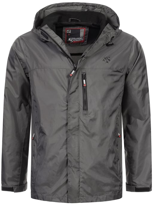 A. Salvarini Herren Regenjacke AS-323 wasserdicht & leicht mit Kapuze - Image 1