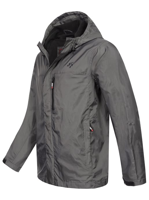 A. Salvarini Herren Regenjacke AS-323 wasserdicht & leicht mit Kapuze - Image 3