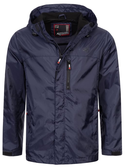 A. Salvarini Herren Regenjacke AS-323 wasserdicht & leicht mit Kapuze - Image 1