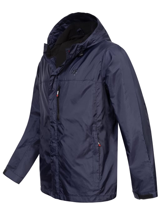 A. Salvarini Herren Regenjacke AS-323 wasserdicht & leicht mit Kapuze - Image 3