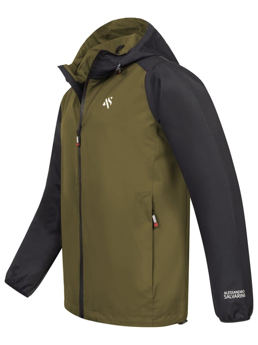 A. Salvarini Herren Regenjacke AS-322 wasserabweisend & ultraleicht - Image 3