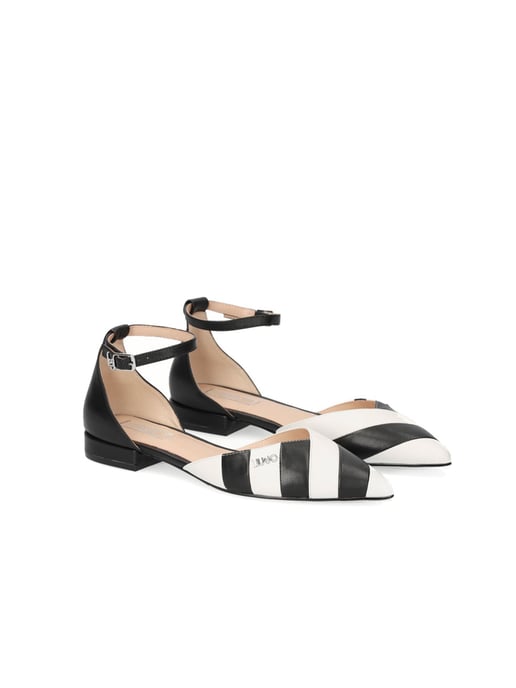 LIU JO Ballerinas Schwarz/Weiß - Image 2