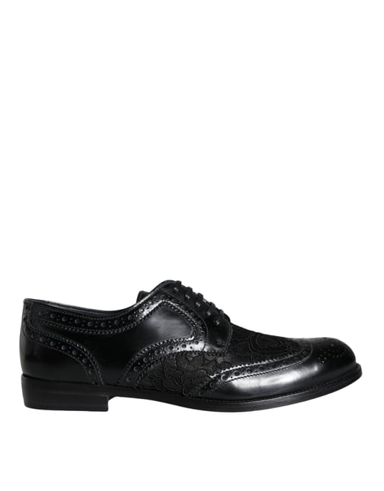 Herren Floral Brogue Wingtip Oxfords - Image 1