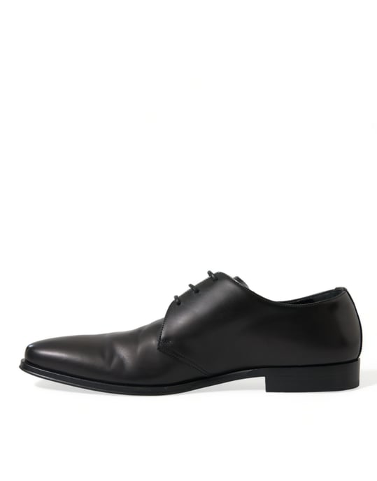 Leder Derby Schuhe im Brogue-Stil - Image 5