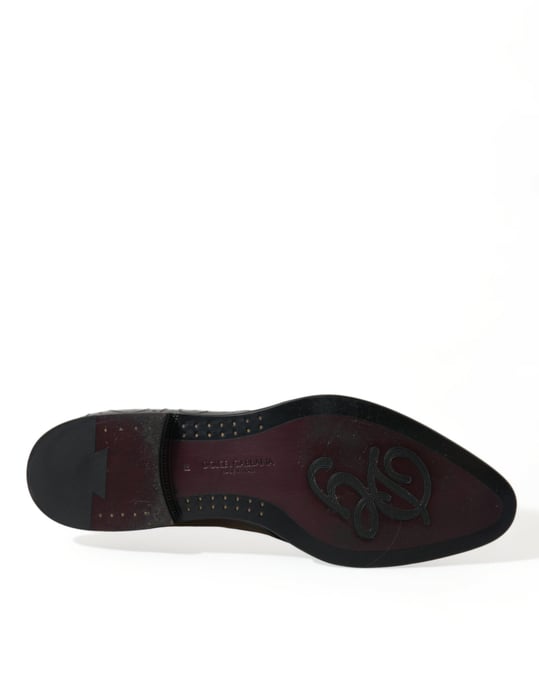 Leder Derby Schuhe im Brogue-Stil - Image 6