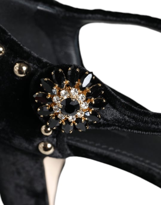 Rose Pumps Samtabsätze Blockabsatz - Image 6