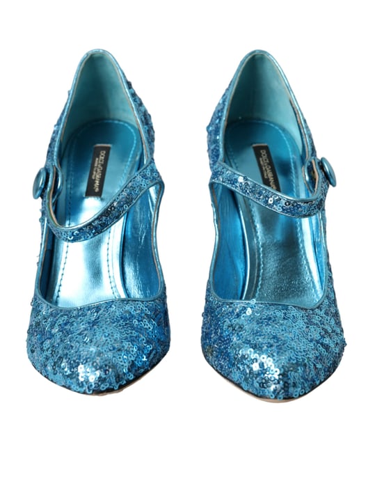Pailletten Mary Jane Pumps mit High Heel - Image 2