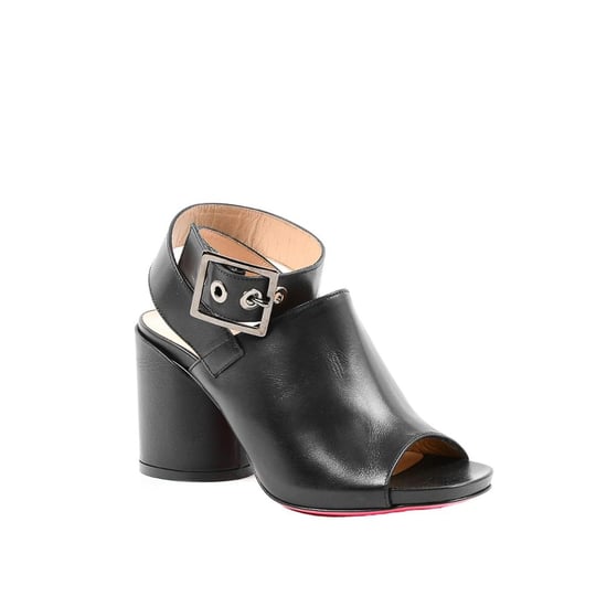 Sandal mit Riemen und Lederabsatz - Image 2