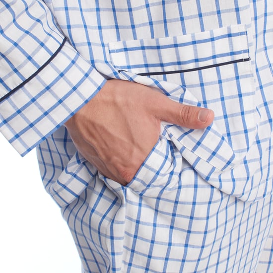 Schlafanzug aus Baumwoll-Popeline für Männer KLP5 - Image 5