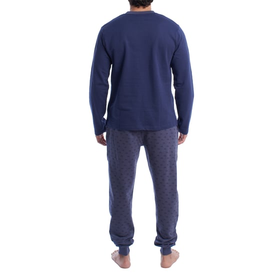 Männer Winter Plüsch Baumwolle Pyjamas KLP6 - Image 4