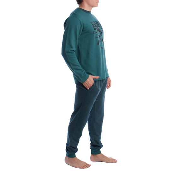 Männer Winter Plüsch Baumwolle Pyjamas KLP6 - Image 3