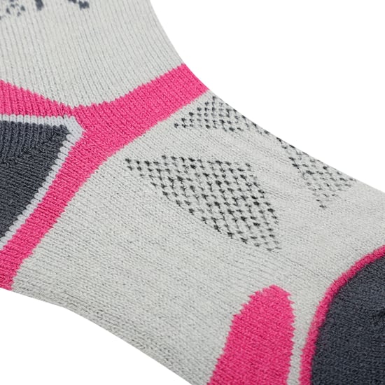 Regatta - "Blister Protect II" Socken für Kinder (Helles Stahlgrau/Himbeere) - Image 2