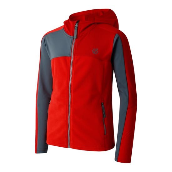 Dare 2B - "Thriving IV" Fleecejacke für Kinder (Leuchtend Rot/Sturmwetter/Sevilla Blau) - Image 3