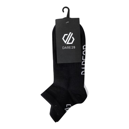 Dare 2B - "Movement" Sneaker-Socken für Herren/Damen Unisex(3er-Pack) (Schwarz/Weiß/Grau meliert) - Image 3