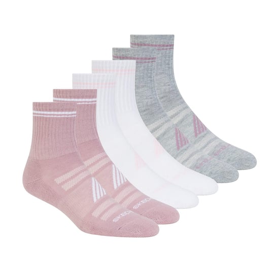 Skechers - Socken für Damen (6er-Pack) (Pink/Weiß/Grau) - Image 1