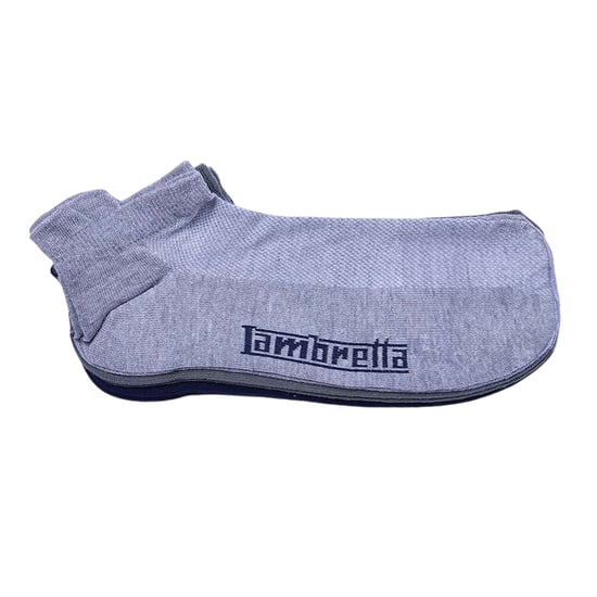 Lambretta - Sneaker-Socken für Herren(3er-Pack) (Marineblau/Khaki/Grau meliert) - Image 3