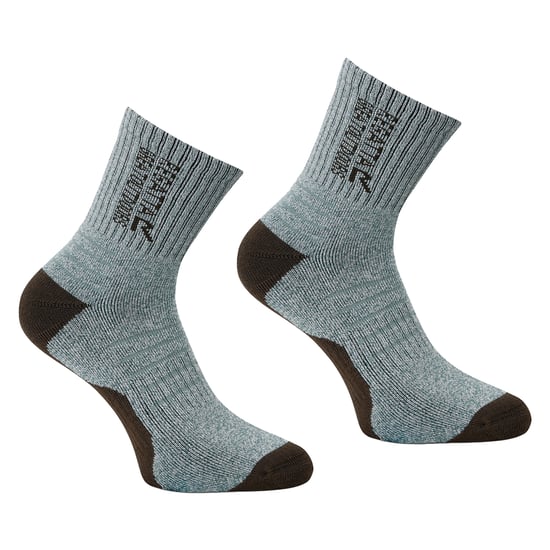 Regatta - Socken für Damen, Bambus (Fichtengrün/Nebelgrau) - Image 2