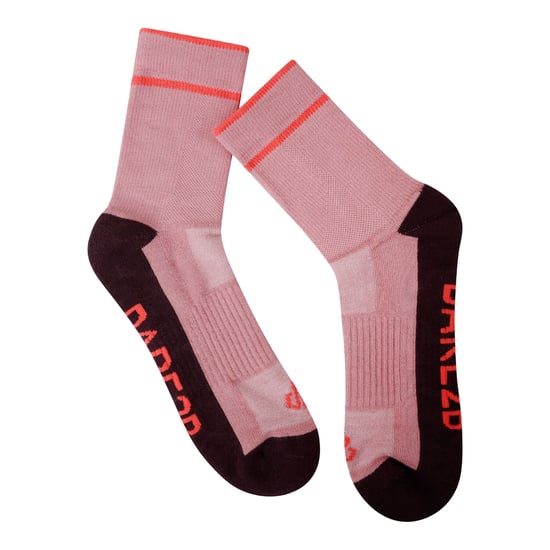 Dare 2B - Socken für Herren/Damen Unisex, Ausdauer, Wandern (Lila/Pflaume/Pfirsichblüte) - Image 2