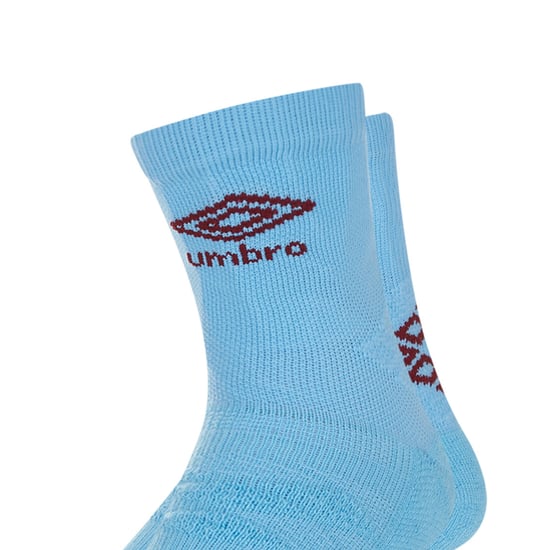 Umbro - Socquettes PROTEX - Homme (Bleu ciel / Bordeaux) - Image 3