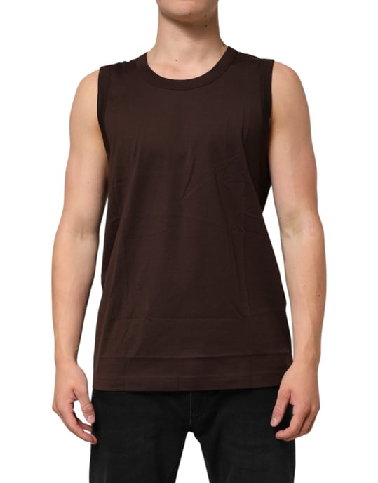 Ärmelloses Tanktop mit Rundhalsausschnitt - Image 2