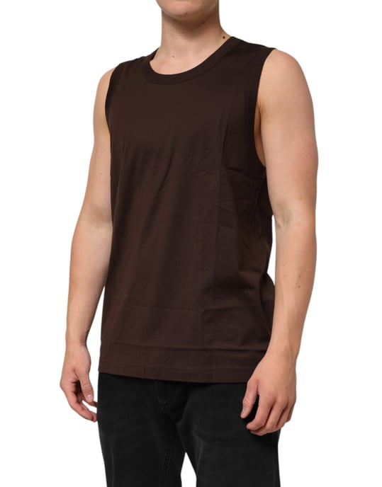 Ärmelloses Tanktop mit Rundhalsausschnitt - Image 3