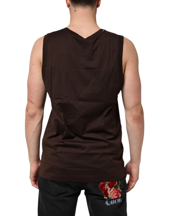 Ärmelloses Tanktop mit Rundhalsausschnitt - Image 4