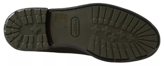 Schnürsenkellose Derby Schuhe Militärgrün - Image 3